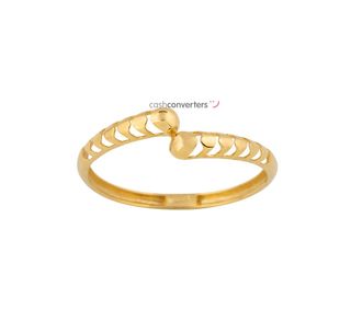 anillo oro 18k con circonita