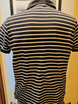 Polo de rayas náutico