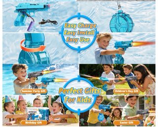 NUEVO! Pistola Eléctrica Agua 2 Piezas juguete