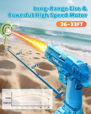 NUEVO! Pistola Eléctrica Agua 2 Piezas juguete