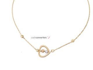 pulsera oro 18k con piedra con circonita