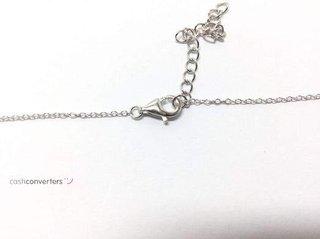 collar plata 925mm con piedra con circonita 21cm