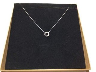 collar plata 925mm con piedra con circonita 21cm