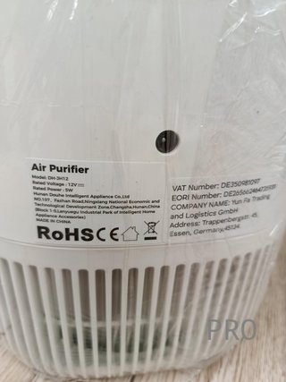 Purificador de Aire - HEPA H13 - AROEVE