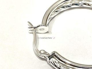 argollas plata 925mm