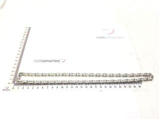 cadena plata 925mm con piedra con circonita 30cm
