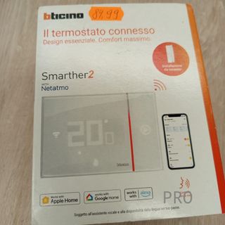 Termostato WiFi Digital - Smarther2 - Bticino