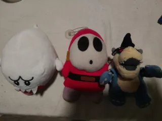 Lote 3 peluches Mario Bros