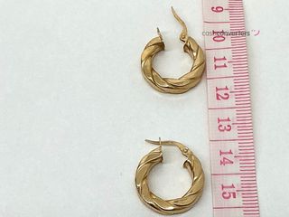pendientes oro 18k