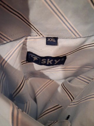 Camicia SKY a righe azzurra