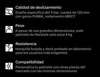 Patinete freestyle negro