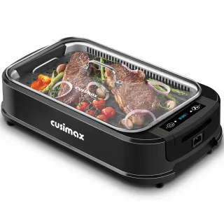 Barbacoa Eléctrica Cusimax Negra y Plateada