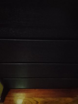 Cómoda Malm 4 cajones negra sin estrena,en persona
