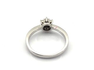 sortija oro 18k con circonita