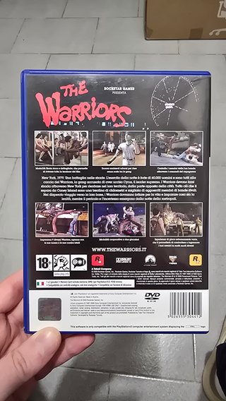 The Warriors PS2 Italiano PAL Rockstar Completo