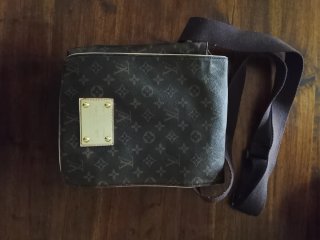 Louis Vuitton Bandolera Marrón y Dorado