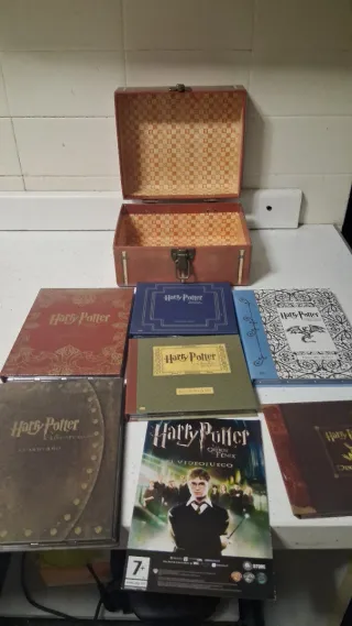 Cofre con peliculas Harry Potter DVD
