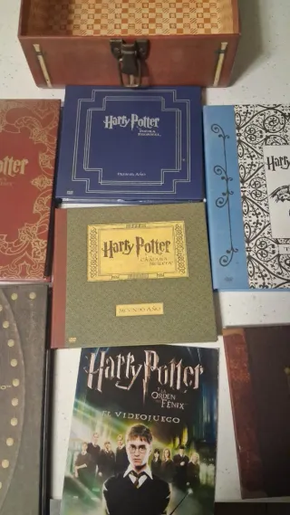 Cofre con peliculas Harry Potter DVD