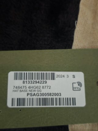 Berretto Gucci Rosa in Tela GG