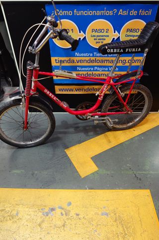 Bicicleta plegable Orbea Furia. Vintage.