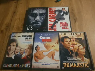 Lote 5 Películas DVD Jim Carrey