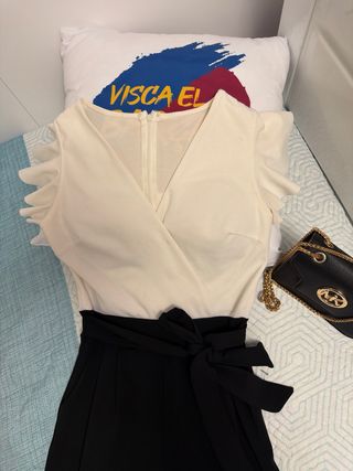 Mono Verano Blanco y Negro