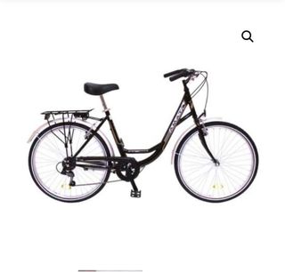 Bicicleta urbana negra