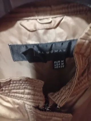 Chaqueta Zara Woman Talla M Dorada