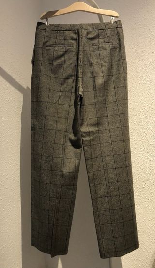 Pantalones mujer 100% lana Massimo Dutti pantalón