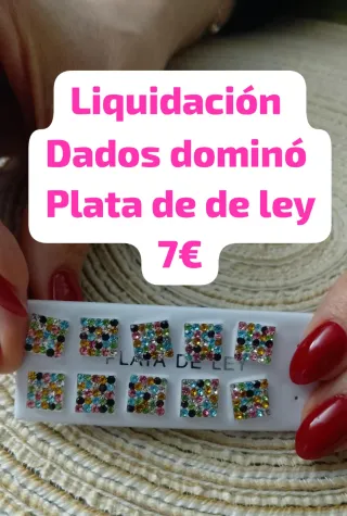Pendientes Plata de Ley Dados Dominó 7€