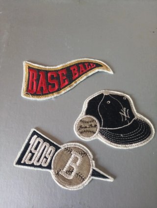 Parches de béisbol decorativos