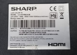 Placa TV MEGMEET PCB.MIP550D-DX2