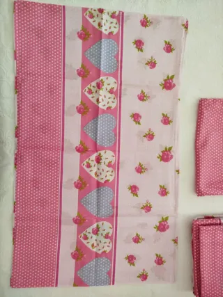 Set Lenzuola Matrimoniali Cuoricini Rosa