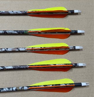 Pack 5 Flechas Geologic 500 HC Camuflaje