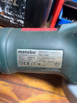Radial Metabo WQ 1000 125mm