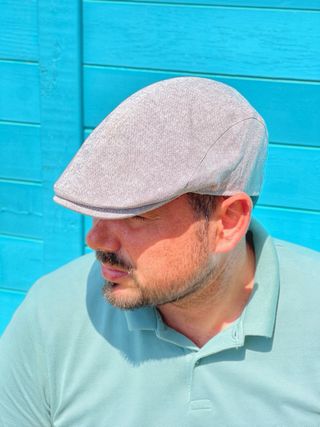 Boina de lino para verano