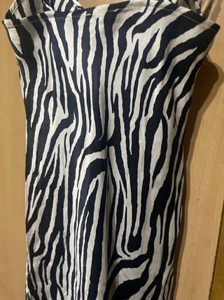 Vestido Cebra Negro y Blanco