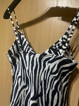 Vestido Cebra Negro y Blanco