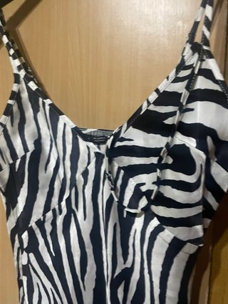 Vestido Cebra Negro y Blanco