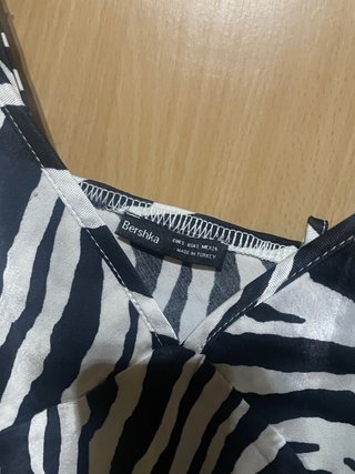 Vestido Cebra Negro y Blanco