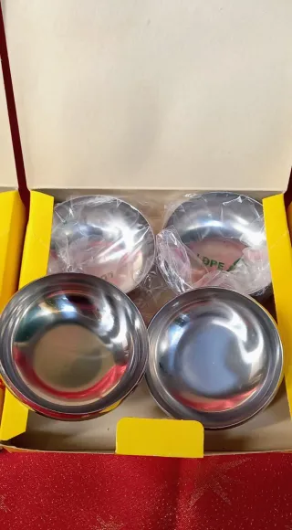 Coppette AMC in acciaio  inox - Set da 4