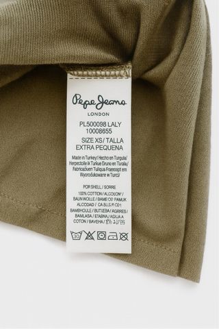 Camiseta Pepe Jeans verde mujer