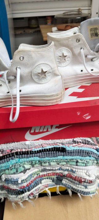 Converse Zapatillas Altas Blancas Talla 39