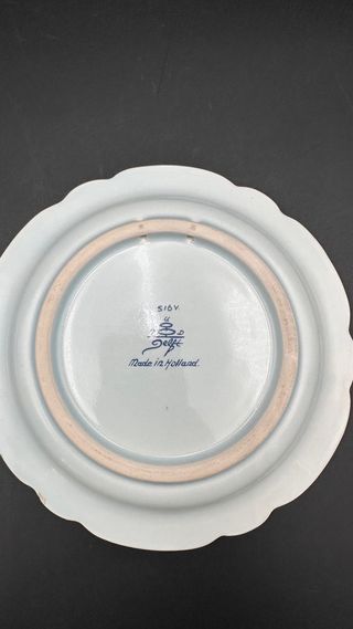 4 Piatti Boch Delft Olanda Vintage Floreali