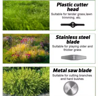 Desbrozadora nueva con 2 baterías