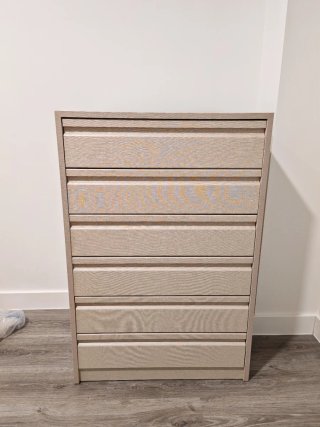 Cajonera/Cómoda Beige a Estrenar