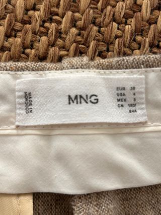 Pantalón de vestir mujer color crudo