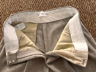 Pantalón de vestir mujer color crudo