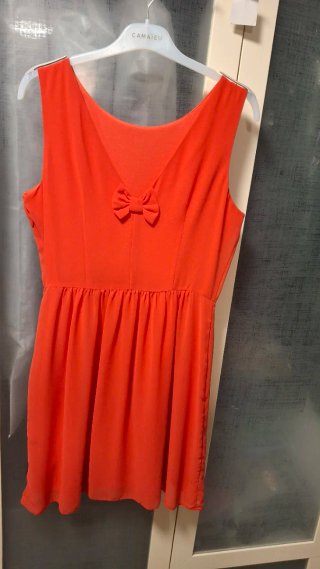 Vestito corallo taglia 44/46