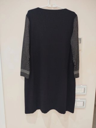 Vestido Brunella Talla 50 Negro y dorado